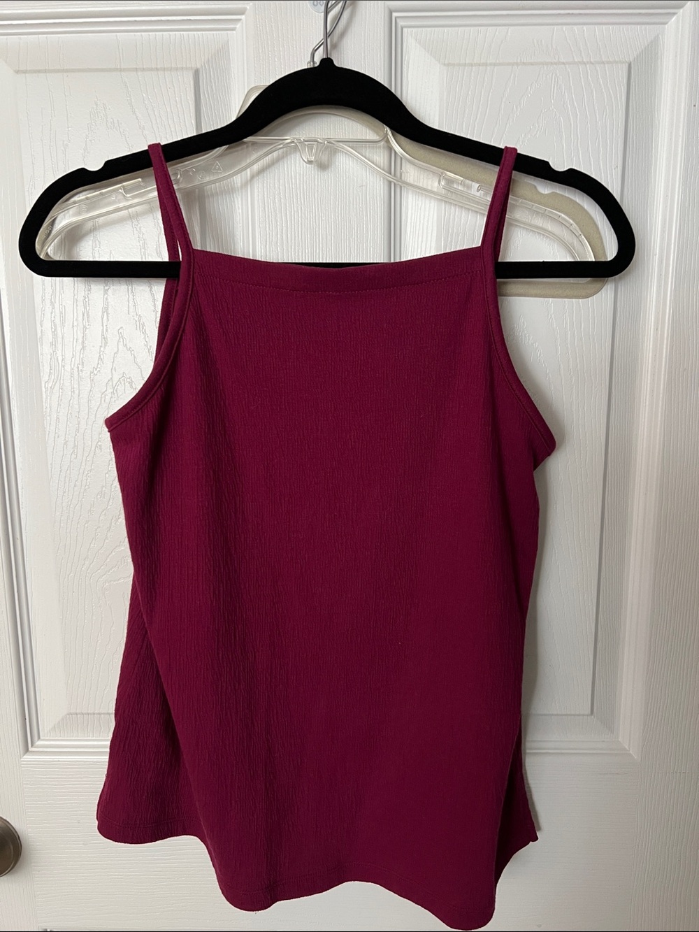 LOFT Berry Square-Neck Camisole